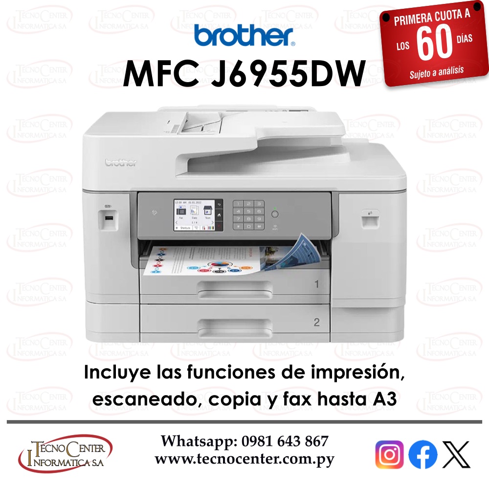 Impresora Multifuncional A3 Color Brother MFC-J695